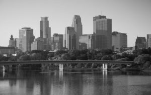 Black & white city background | Shapiro Medical Group | Minneapolis, MN