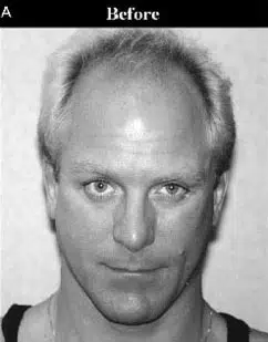 Portrait of a middle-aged man with short, light-colored hair and a serious expression. He has blue eyes and is looking directly at the camera. The background is plain and light, enhancing the focus on his facial features. This image may be relevant for discussions related to identity, law enforcement, or personal profiles.