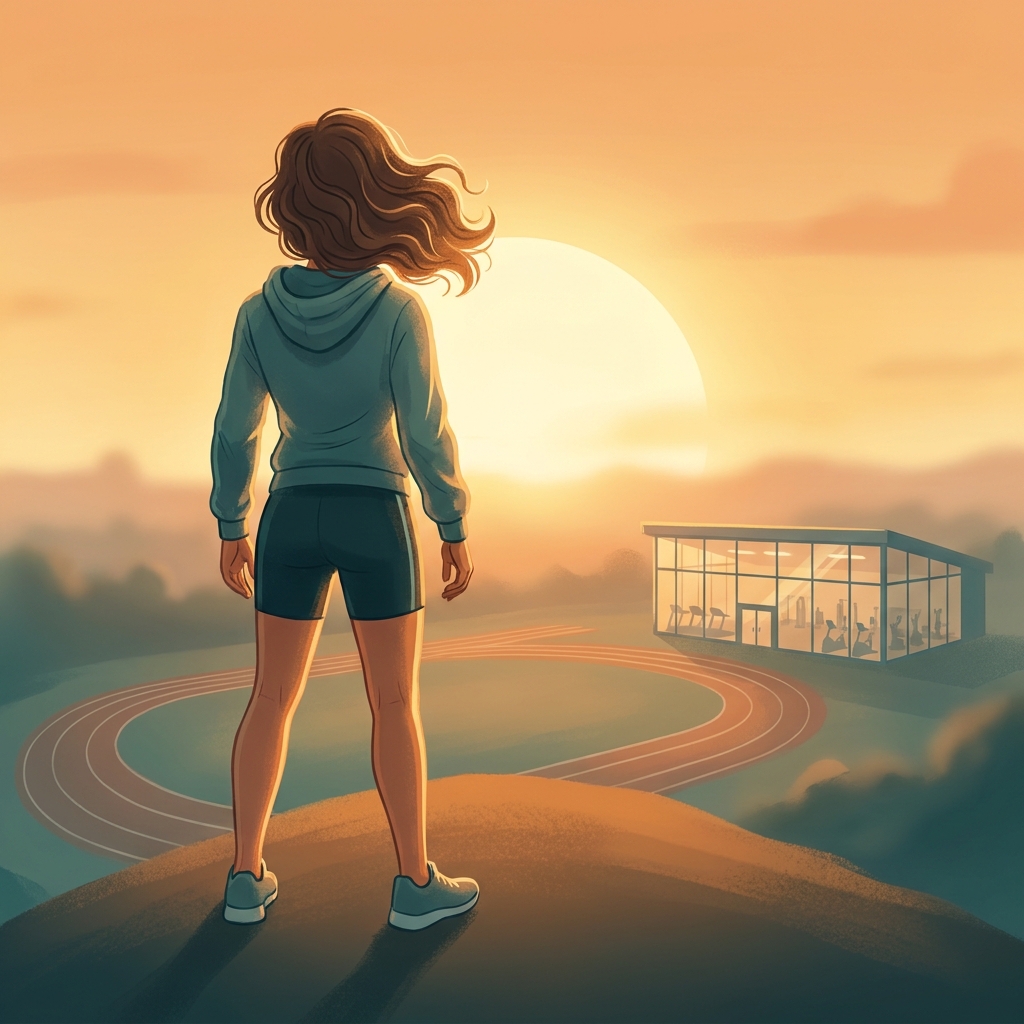 Athlete confidently returning to training outdoors, representing safe exercise after hair transplant surgery recovery.