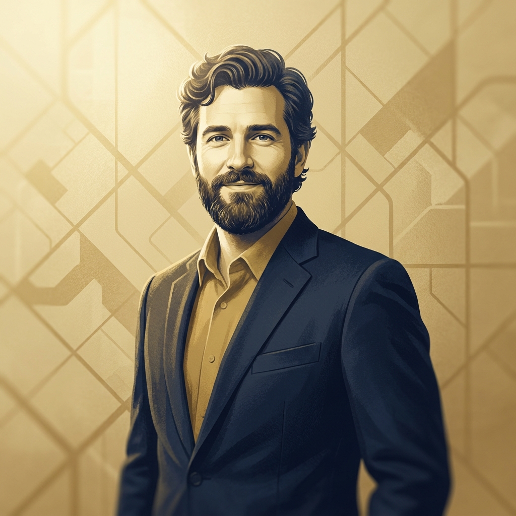 Confident man with full hair and beard representing hair transplant and beard hair grafts as a strategic restoration option