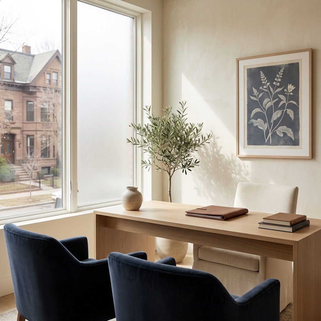 Elegant private consultation room representing the boutique care experience at Shapiro Medical Group Minneapolis