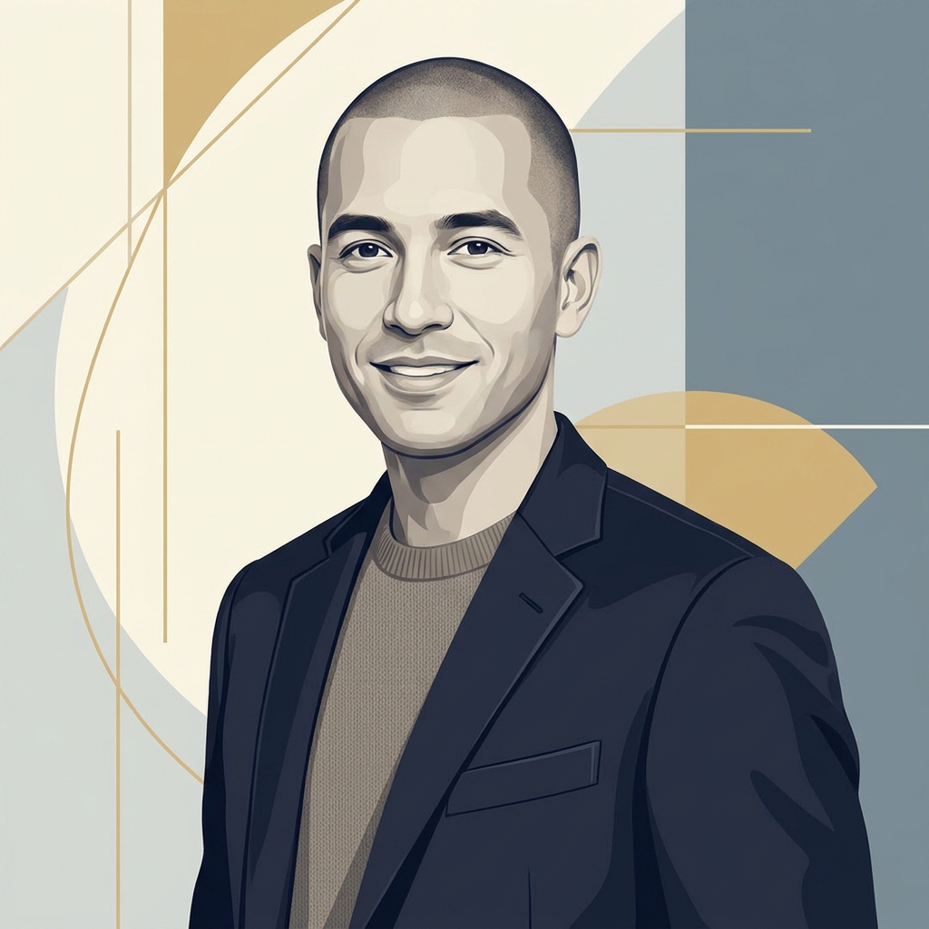 Confident man with shaved head representing scalp micropigmentation candidacy and informed hair loss decision-making.