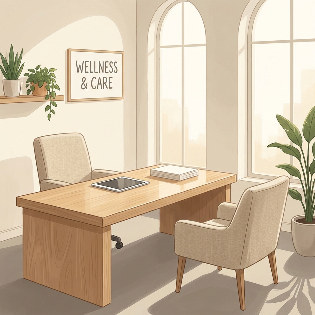Welcoming consultation office setting representing a Shapiro Medical Group consultation experience