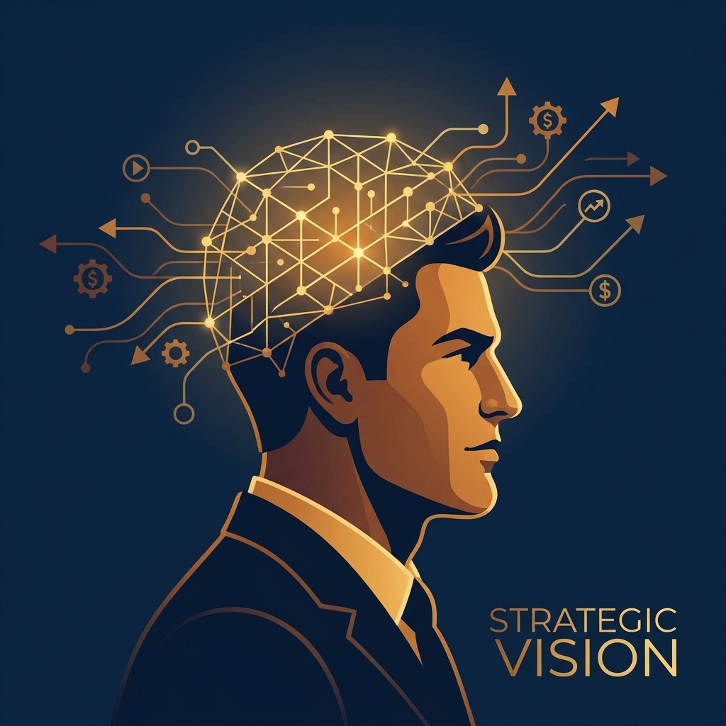 Conceptual illustration representing strategic hair transplant planning for Norwood 6 7 with a graft economy approach.