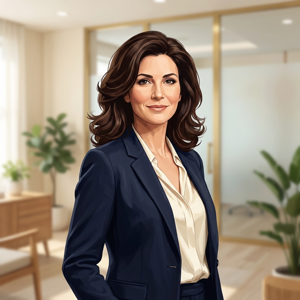 Confident woman with healthy full hair representing effective hair treatment for hair loss in women